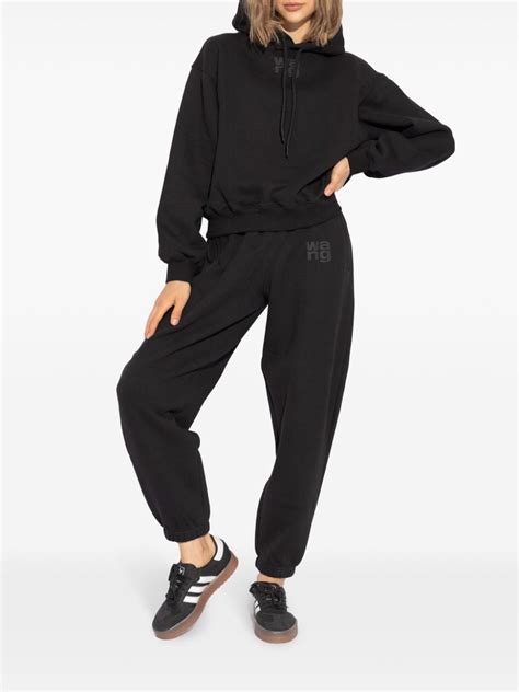 alexander wang puff logo track pants.